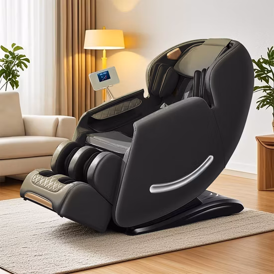 Cadeira de massagem 3D SL barata, luxuosa, reclinável, corpo inteiro, elétrica, gravidade zero, 4D, cadeira de massagem