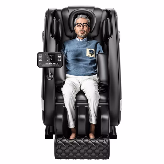 Produtos mais vendidos Cadeira de massagem de corpo inteiro para salão de beleza Kursi Massage 3D